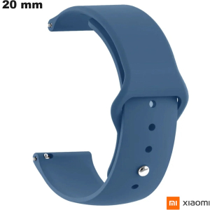 Armbanduhr connectée Xiaomi Silikon Blau 20 mm von hoher Qualität