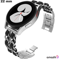Armband Edelstahl 22 mm Amazfit für günstige Smartwatch