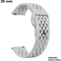 Acheter Bracelet de montre connectée Silicone 20mm Samsung Gris