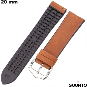 Braun Suunto Silikonarmband 20 mm kaufen (3 Fitness, 3)