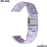 Armband Suunto Resine 22mm horloge Grijs: Gratis Verzending