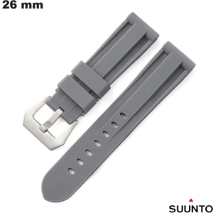 Vendita Bracciale in Caucciù Suunto per smartwatch Grigio 26mm