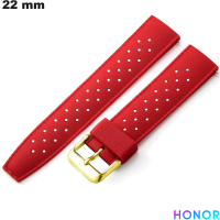 Armband aus Gummi für Smartwatch 22mm Leicht Honor Rot kaufen
