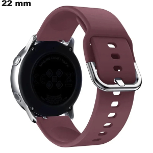 Pulsera de silicona de 22 mm ligera para reloj Violeta | Calidad Premium