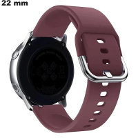 Bracelet Silicone 22 mm léger de montre Violet | Qualité Premium