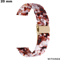Bracelet Résine Multicolore 20 mm montre Withings de qualité