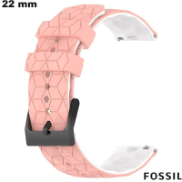 Vente Bracelet Fossil 22 mm Rose de montre connectée Silicone