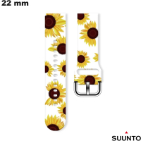 Verkauf Armband für Suunto Uhren Tournesol Silikon 22 mm