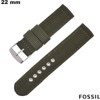 Vente Bracelet Nylon style militaire Vert montre Fossil
