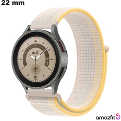 Bracelet Nylon Amazfit 22 mm de montre intelligente Blanc
