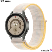 Verkauf von weißem 22 mm Nylon-Armband für Amazfit Smartwatch
