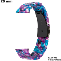 Vendita Bracciale Samsung 20 mm Resina per smartwatch Blu