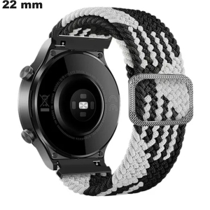 Bracciale 22 mm orologio Tessuto Nero ● Spedizione in 24h