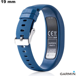 Garmin smartwatch-band 19 mm Blauw Rubber