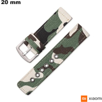 Vendita Bracciale Xiaomi Tessuto Verde 20mm per orologio connesso