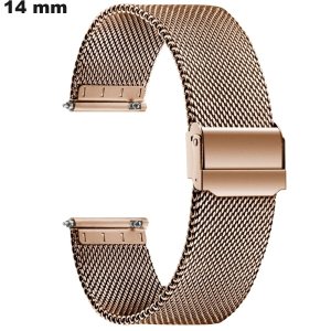 Vente Bracelet de montre Acier Inoxydable 14mm Doré rose