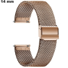 Vente Bracelet de montre Acier Inoxydable 14mm Doré rose