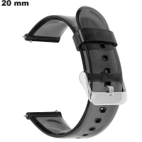 Armband 20 mm Transparentes Polycarbonat Uhr : Schnelle Lieferung