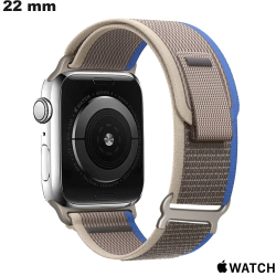 Bracelet 22 mm de smartwatch Apple Watch Tissu