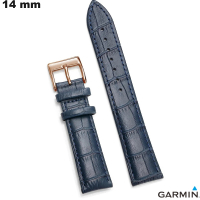Kaufen Sie Garmin 14 mm Blaues Armband aus echtem Leder für die Uhr