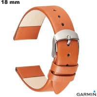 Echtes Lederarmband 18mm für Garmin Smartwatch von hoher Qualität