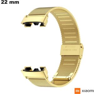 Bracciale Dorato Acciaio Inossidabile Xiaomi per orologio 22mm economico