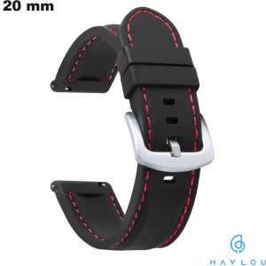 Braccialetto Nero Haylou smartwatch Caucciù 20mm ● Spedizione Gratuita Braccialetto Nero Haylou smartwatch Caucciù 20mm ● Spedizione Gratuita