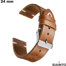 Pulseira Marrom 24mm Suunto Couro verdadeiro