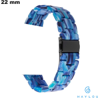 Armband 22mm Haylou Blau für intelligente Uhr Resin kaufen