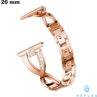 Bracciale Dorato Rosa in Metallo Haylou di smartwatch gioiello di qualità