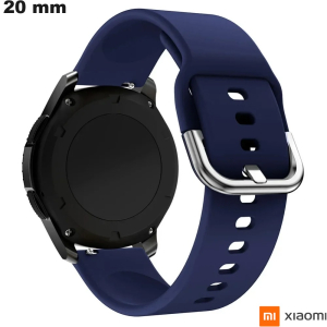 Vente Bracelet Negro confortable 20 mm Xiaomi Caucho reloj