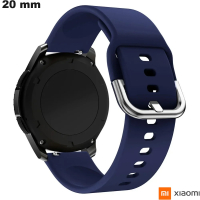 Vente Bracelet Negro confortable 20 mm Xiaomi Caucho reloj