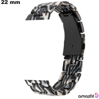 Armband Amazfit Schwarz Resin Uhr 22 mm | Premium Qualität