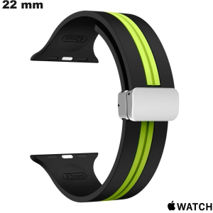 Bracelete Apple Watch moderno relógio conectado Preto 22 mm barato