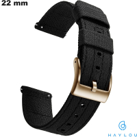 Vendita Bracciale Nero Haylou Tessuto di orologio intelligente 22 mm