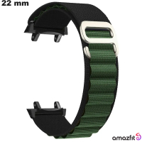 Verkauf von Amazfit Nylon-Armband 22mm Schwarz für Smartwatch