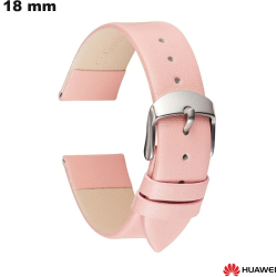 Bracelet de smartwatch Rose Cuir véritable 18mm Huawei