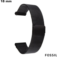 Koop Fossil smart watch met Milanese mesh band