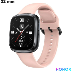 Bracelet 22mm Rose Honor de montre Silicone