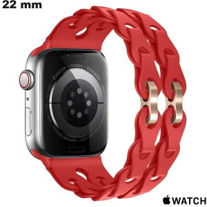 Comprar Pulsera de Silicona Roja de 22 mm para Apple Watch