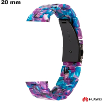 Bracciale 20mm Blu Resina di orologio connesso Huawei di qualità