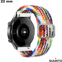Multicolored Nylon Elastic Bracelet Suunto 22 mm