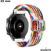 Multicolor Nylon Elastisches Armband Suunto 22 mm von hoher Qualität