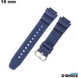 Bracelet Bleu Casio G-Shock Silicone 18mm de montre