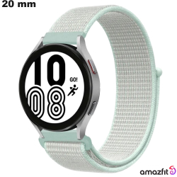 Bracelet smartwatch Nylon 20mm Amazfit Bleu