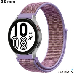Bracelet Garmin Rose 22 mm pour montre Scratch Tissu