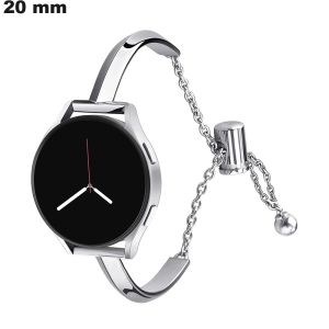 Armbanduhr Metall Silber 20mm: Kostenloser Versand