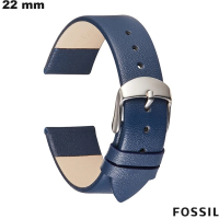 Armband 22 mm Blau Uhr Echtes Leder Fossil kaufen
