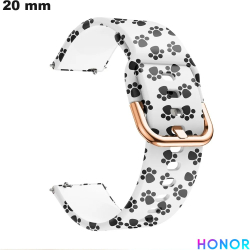 Armband Honor Silicone 20 mm Wit smartwatch