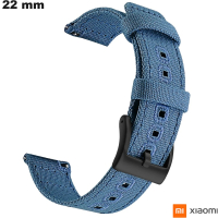Verkauf des originalen 22 mm Uhrenarmbands aus blauem Gewebe für Xiaomi